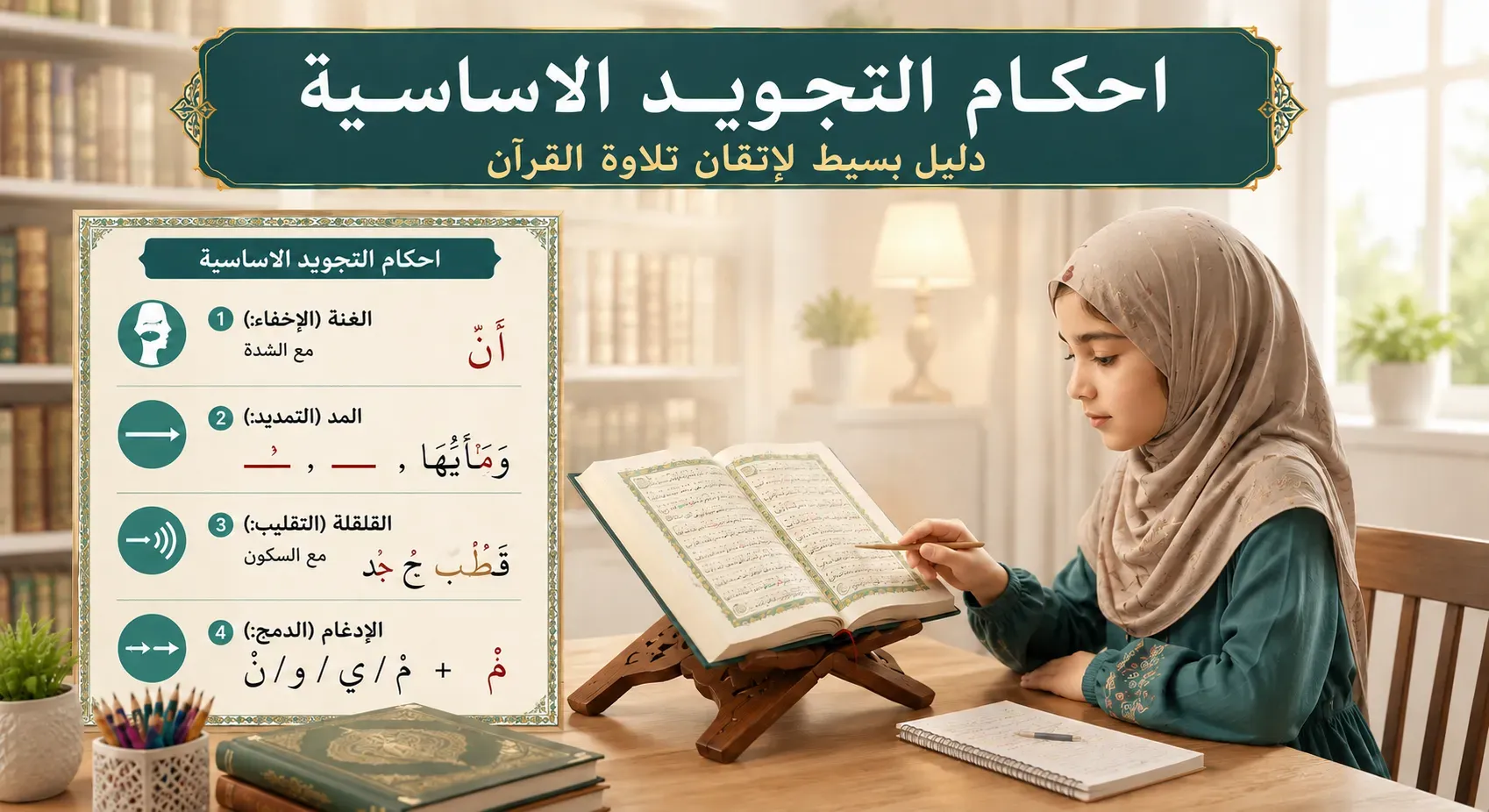 احكام التجويد الاساسية